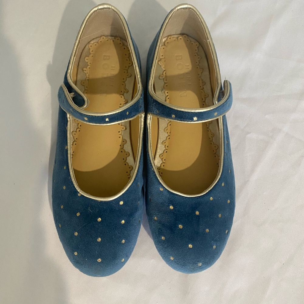 Mini Boden Velvet Mary Janes